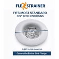 thumbnail image 2 of Flex Strainer Kitchen Sink Drain Strainer, BPA-Free Thermoplastic Basket, Fits Standard 3.5 inch Drains and Disposals, Dishwasher Safe, 2 of 7