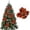 F, variant on Gnoradne Christmas Velvet Magnolia Flowers,Realistic Faux Magnolia Floral Decor for Christmas Tree,Artificial Glitter Magnolia Flower Ornaments,Multipurpose Floral Accents for Christmas Wreath Decor