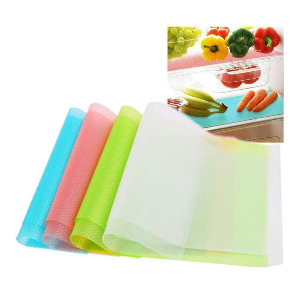 8Pcs Refrigerator Liners Washable Fridge Shelf Liners Drawer Liner