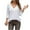 White, variant on cfhntfmh Fall Tops for Women Fashion Hollow out Deep V Neck Soft Basic T-Shirts Loose Lounge Long Sleeve Tunic Shirts