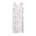 thumbnail image 2 of VBVC Women's Sleeveless Floral Print Midi Dress , Ladies' Crew Neck Casual Summer Tank Dress , Stretchy Daily Wear Dresses For Women,Pink,S-5XL, 2 of 6