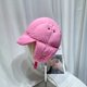 thumbnail image 2 of Gorro de plumas de color sólido de moda para otoño e invierno, orejeras gruesas y cálidas a prueba de frío para mujer, gorro de piloto de esquí, 2 of 6