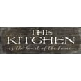 thumbnail image 2 of Mollie B. 18x9 Black Ornate Wood Framed with Double Matting Museum Art Print Titled - The Kitchen is the Heart of the Home, 2 of 4