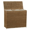 thumbnail image 4 of Household Essentials 3 Compartment Laundry Sorter, Wicker Laundry Sorter, Natural Seagrass, 4 of 12