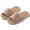 Khaki, variant on Women's Linen Bamboo Slippers Open Toe Breathable Lightweight Non Slip House Shoes For Summer Indoor Comfort, Khaki