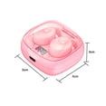 thumbnail image 2 of Par automático Bluetooth 5.0 Auricular Teléfono Tableta Auriculares estéreo inalámbricos Auriculares internos con estuche de carga, Rosa Methold  EL4717-03B, 2 of 2