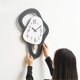 thumbnail image 4 of Reloj de pared digital de cuarzo de 36 x 48 cm, moderno, for decoración de interiores y cocinas (negro), 4 of 5