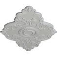 thumbnail image 3 of 67 1/8"W x 48 5/8"H x 1 7/8"P Piedmont Ceiling Medallion (Fits Canopies up to 6 1/2"), Hand-Painted Frost, 3 of 5
