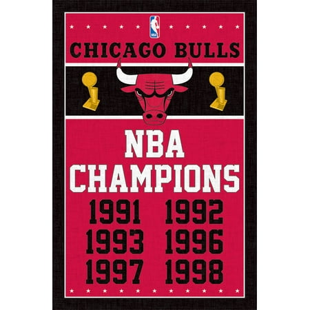 - Trends International Chicago Bulls Champions Wall Poster 22.375