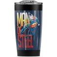 thumbnail image 1 of Superman Steel Flight Stainless Steel Tumbler 20 oz Coffee Travel Mug/Cup, Vacuum Insulated & Double Wall with Leakproof Sliding Lid | Great for Hot Drinks and Cold Beverages, 1 of 7