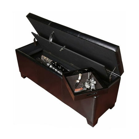 American Furniture Classic Gun Concealment Bench, Brown