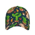 thumbnail image 2 of Haiem Cute Hedgehogs Cactus Blue Baseball Cap Dad Hat Cotton Soft Adjustable Fashion Hats for Men Women Unisex Style Headwear, 2 of 9
