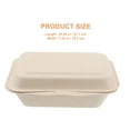 thumbnail image 2 of 50pcs 600ml Disposable Containers Paper Food Takeout Box Eco-friendly Lunch Doggy Boxes, 2 of 8