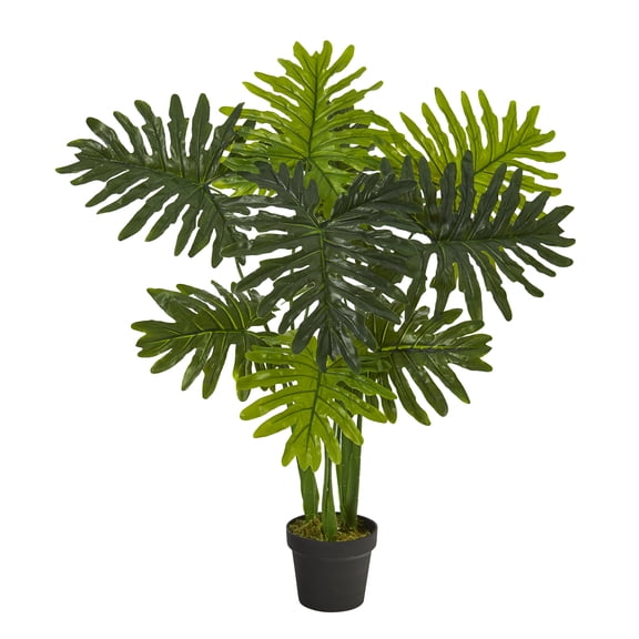 Nearly Natural Green 40" Philodendron Artificial Plant (Real Touch)