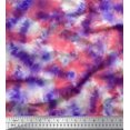 thumbnail image 1 of Soimoi Orange Georgette Viscose Fabric Rays Tie-Dye Print Sewing Fabric Yard 42 Inch Wide, 1 of 3