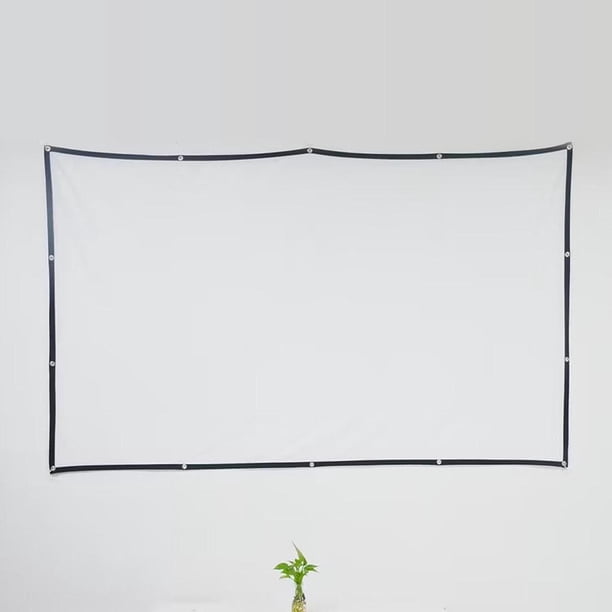 16: 9 Pantalla de proyector plegable portátil con orificios de montaje lavables para interiores al aire libre , 60inch 60 pulgadas