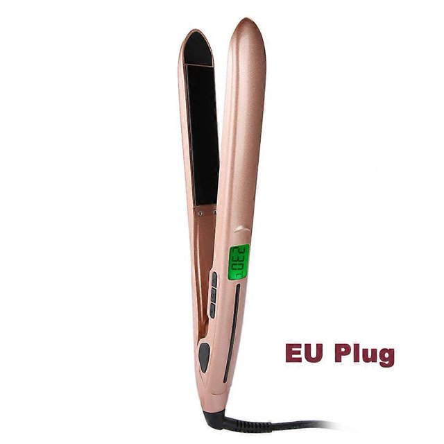Professional Infrared Negative Ion Hair Straightener LCD Display Hair Styling Tools EU Plug
