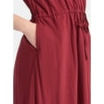 thumbnail image 3 of Time and Tru Women's Sleeveless Tiered Midi Dress, Sizes XS-XXXL, 3 of 4