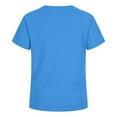 thumbnail image 3 of Razzly Big Boy's T-Shirts Kid,Solid Color Boys Short Sleeve T-Shirts Boy Cotton Shirts Tween Kids Athletic Shirts Toddler Boy Summer Shirts(Blue,11-12 Years), 3 of 4