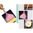 thumbnail image 4 of Pala de silicona para panqueques, espátula ancha, espátula antiadherente para fritos, espátula de pescado, espátula ancha y flexible de silicona para utensilios de cocina antiadherentes, tortilla de galletas de huevo MFZFUKR CPB-US-WZY52-2, 4 of 5