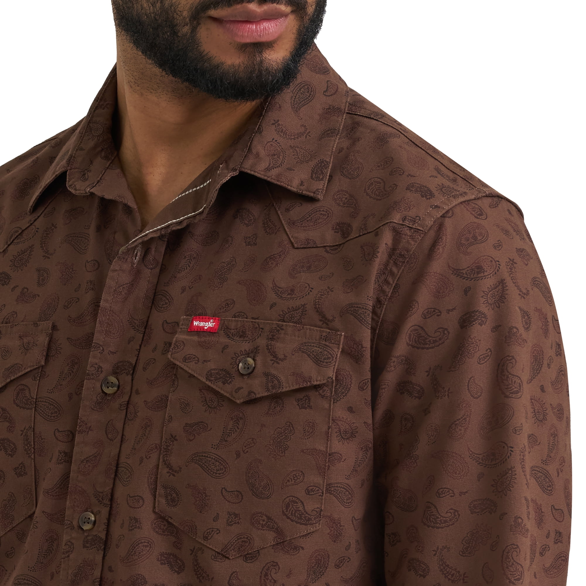 Wrangler® Men's Long Sleeve Woven Shirt