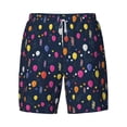 thumbnail image 4 of Lsque Mens Swim Trunks Colored Balloons Pattern - Bathing Suit Compression Liner - Beach Swim Shorts Swimwear - (S-3XL) - Stretch Quick Dry -XX-Large, 4 of 9