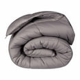 thumbnail image 2 of Superior Striped Reversible Down Alternative Comforter, Charcoal, Twin/Twin XL, 2 of 13