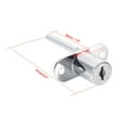 thumbnail image 4 of Uxcell Drawer Lock 5/8-inch Diameter 20mm Long Cylinder Keyed Different 2Pcs, 4 of 5