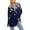 Blue, variant on UoCefik Tops for Women 2024 Tunic Shirts Long Sleeve to Wear with Leggings Crew Neck Blouses Solid Color Tees Tops Navy XL
