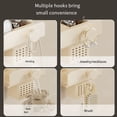 thumbnail image 4 of Accesorios de Baño Soporte para Secador de Pelo de Baño Sin Perforaciones de Montaje en Pared Organizador de Baño Soporte de Almacenamiento de Conducto de Aire, 4 of 6
