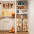 thumbnail image 2 of Fall Buffalo Plaid Kitchen Window Curtains and Valances Set 36 Inch, Pumpkins Gnomes Vintage Sweet Home Short Tier Curtain for Cafe Living Room Bathroom, Autumn 3 Pieces Set Kitchen Decor, 2 of 6