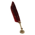 thumbnail image 4 of Feather Pen, Smoothing Writing Multiple Replacement Nibs Quill Pen Set Vintage Style Retro Elegant  For School For Office For Home Red, 4 of 8