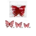 thumbnail image 2 of HongHeng 12Pcs 3D Butterfly Wall Decor Stickers Butterfly Party Birthday Decorations, Butterfly Bedroom Bathroom Wall Decor Valentines Day Wedding Butterfly for Balloon Decoration, 2 of 8