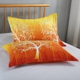 thumbnail image 2 of A Pair of Rainbow Tree Pillow Shams (King, Yellow), 2 of 2