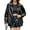 Black, variant on Autumn Winter Womens Zipper Leather Jackets Faux Casual Motorcycle Jacket with Pockets