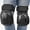 Black, variant on Professional Knee Pads for Work, Construction Knee Pads for Men, Heavy Duty Comfortable Anti-slip Foam Gel Knee Pads for Gardening, Flooring and Cleaning, Strong Double Straps, Black
