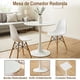 thumbnail image 4 of Mesa de Comedor Redondo 80cm Color Blanco, 4 of 6