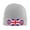 Gray, variant on Union Jack All Uk Flag Beanie Hat Men Women Warm Printed Cap Knit Beanies Hats Outdoor Winter Black