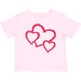 thumbnail image 3 of Inktastic Three Red Hearts Boys or Girls Baby T-Shirt, 3 of 5