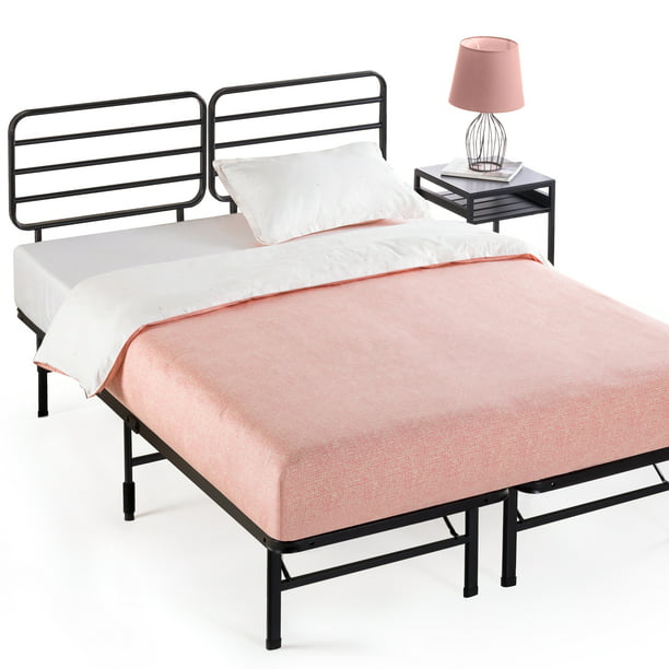 Zinus 14 Smartbase Mattress, Night Therapy Platform Metal Bed Frame Twin Foundation