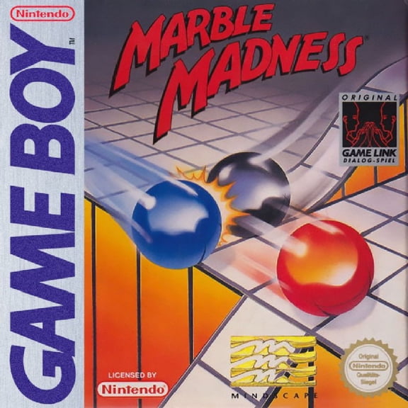 Restored Marble Madness (Nintendo Game Boy, 1991) (Refurbished)