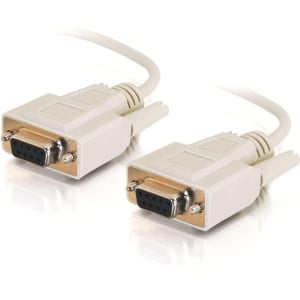C2G CMG-Rated DB9 Low Profile Null Modem F-F - null modem cable - 50 ft ...