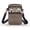 Dog Paw Print Design, variant on HELLHERO Cat and Maple Leaf Pattern Crossbody Small Bags Double Zipper Unisex for Travel Daily Use 4.33"x1.97"x7.09"