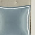 thumbnail image 3 of Madison Park King Size 8-Piece Comforter Set, Jacquard Bed in a Bag Set, Bedding Set with Sheets and Decor Pillows, Aqua Blue/Silver, 3 of 5