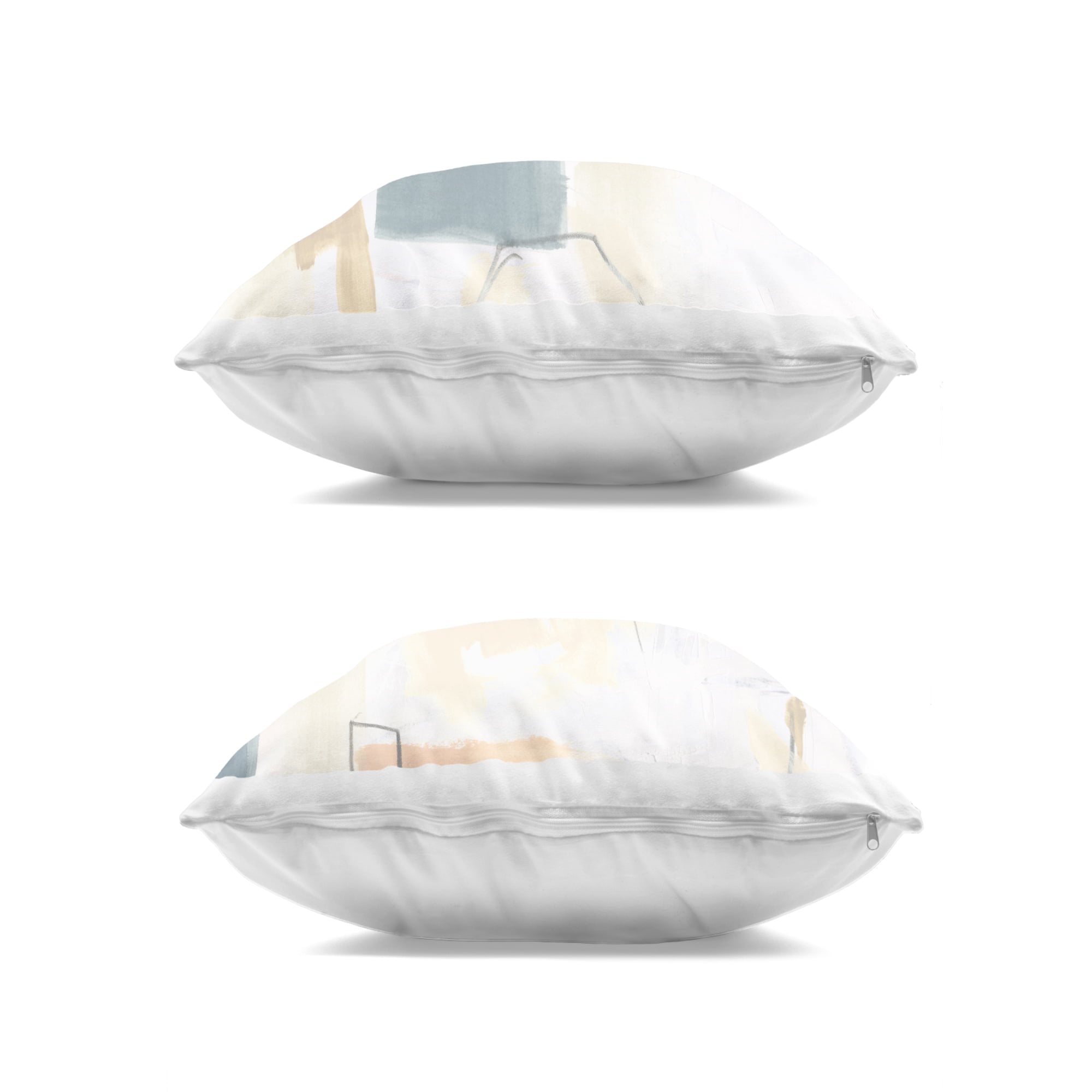 Stupell Industries Muted Plaster Line 2 Piece Decorative Printed Throw Pillow Set, design by June Erica Vess