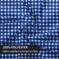 thumbnail image 6 of Round Tablecloth 60 Inch, Blue Grids Circle Tablecloth Heat Resistant Table Cloth Farmhouse Table Cover for Party, Wedding, Cocktail, Banquet, Festival, 6 of 8