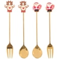 thumbnail image 1 of Miangastore Tableware Kit Cartoon Christmas Design Multi 1 Set 12.8x2cm, 1 of 9