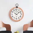 thumbnail image 2 of American Clock Co. Vintage Pocket Watch Wall Clock - 19", 2 of 12
