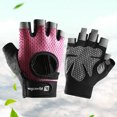 thumbnail image 5 of Welling 1 Pair Workout Gloves Half Finger Palm Protection Nylon Breathable Exercise Gloves Gym Gloves for Fitness, 5 of 10