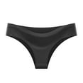 thumbnail image 2 of HVOBTTY Breathable Panties for Women, Womens Underwear, Women's Seamless Ice Silk Panties Mid-waist Breathable Briefs Black, M, 2 of 3